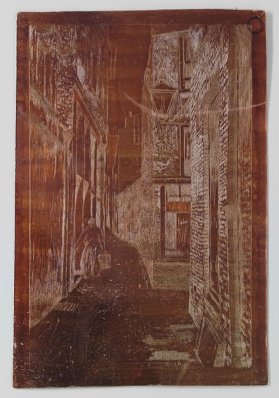 Vecchia strada a Rijswijk o Scheveningen da Willem Adrianus Grondhout (signed by artist)