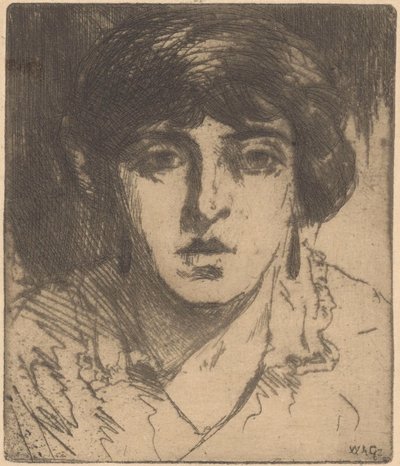 Ritratto di una donna sconosciuta da Willem Adrianus Grondhout (signed by artist)