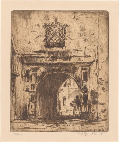 Ulm da Willem Adrianus Grondhout (signed by artist)