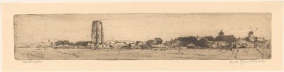 Westkapelle da Willem Adrianus Grondhout (signed by artist)