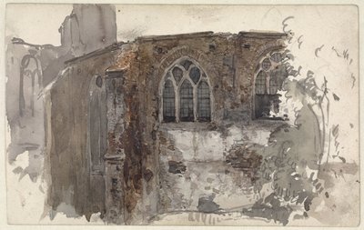 Rovina di una chiesa da Willem Anthonie van Deventer