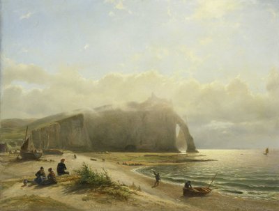 Paesaggio Marino vicino alla Costa da Willem Anthonie van Deventer