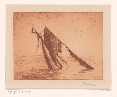 Fine da Willem Bastiaan Tholen (signed by artist)