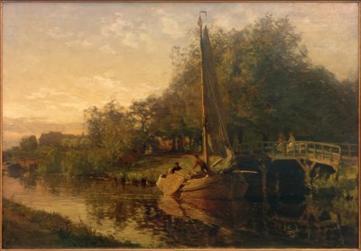 Vicino al ponte bianco da Willem Bastiaan Tholen