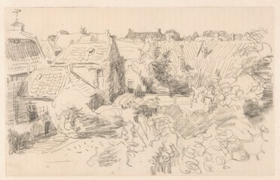 Tetti e giardini a Enkhuizen da Willem Bastiaan Tholen