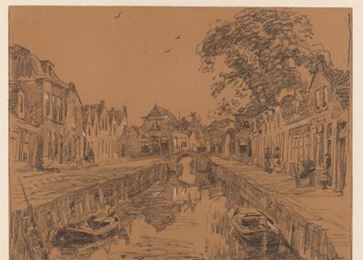 Canale con case antiche da Willem Bastiaan Tholen