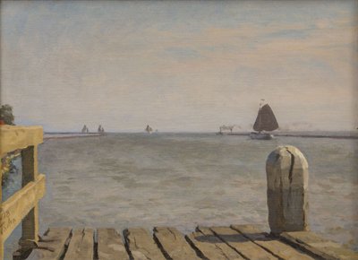 Molo a Enkhuizen, 1918 da Willem Bastiaan Tholen