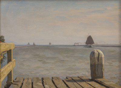 Molo a Enkhuizen, 1918 da Willem Bastiaan Tholen