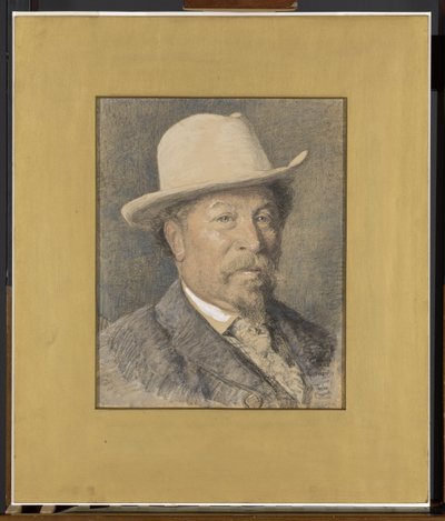 Ritratto del pittore Gerardus Johannes Roermeester (1844-1936) da Willem Bastiaan Tholen