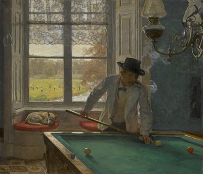 Il giocatore di biliardo, 1896 da Willem Bastiaan Tholen
