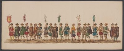 Parata di Delft del 1862, quinto gruppo Quarto Lustrum dell