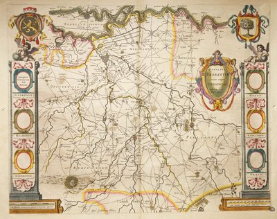 Brabante da Theatrum Orbis Terrarum di Willem Bleau, Amsterdam da Willem Blaeu