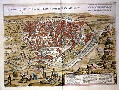 Il Cairo. Atlante di Wilhelm Blaeu, Amsterdam 1630. da Willem Blaeu