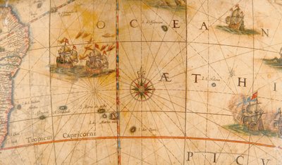 Dettaglio di navi da combattimento nell
