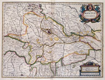Ducato di Mantova, mappa di Willem Blaeu (1571-1638), Italia da Willem Blaeu