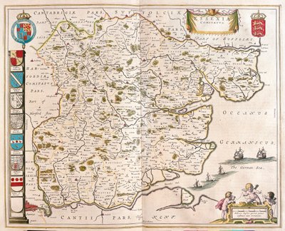 Essex, in "Theatrum Orbis Terrarum, sive Atlas Novus" di Willem Blaeu, Amsterdam da Willem Blaeu