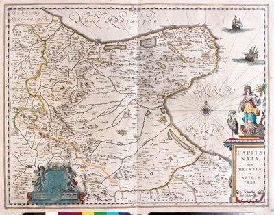 Foggia, Italia, in "Theatrum Orbis Terrarum, sive Atlas Novus" di Willem Blaeu, Amsterdam da Willem Blaeu