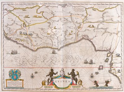 Guinea, in "Theatrum Orbis Terrarum, sive Atlas Novus" di Willem Blaeu, Amsterdam da Willem Blaeu
