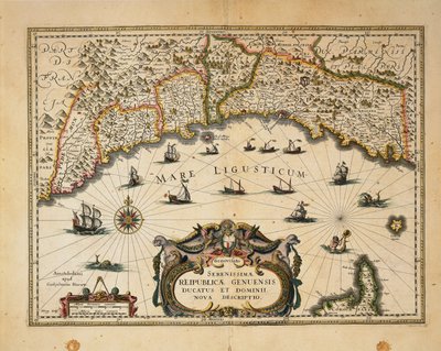Mappa del Ducato di Monferrato, incisione da Regionum Italiae da Willem Blaeu