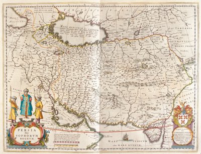 Impero persiano, in "Theatrum Orbis Terrarum, sive Atlas Novus" di Willem Blaeu, Amsterdam da Willem Blaeu