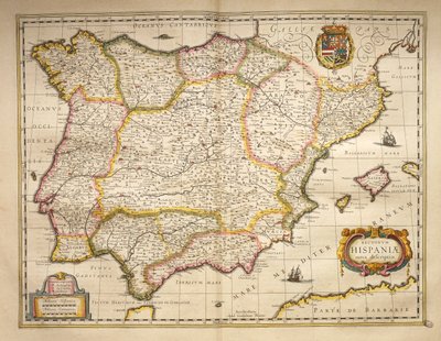 Spagna dal Theatrum Orbis Terrarum di Willem Bleau, Amsterdam da Willem Blaeu