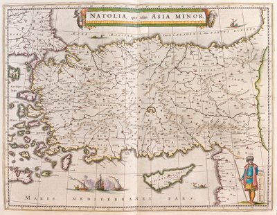 Turchia e Cipro, in "Theatrum Orbis Terrarum, sive Atlas Novus" di Willem Blaeu, Amsterdam da Willem Blaeu