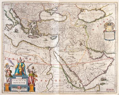 Impero turco, in "Theatrum Orbis Terrarum, sive Atlas Novus" di Willem Blaeu, Amsterdam da Willem Blaeu