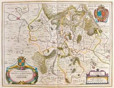 lorena, in "Theatrum Orbis Terrarum, sive Atlas Novus" di Willem Blaeu, Amsterdam da Willem Blaeu