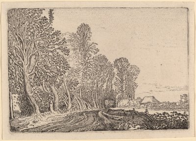 Strada al margine della foresta da Willem Buytewech