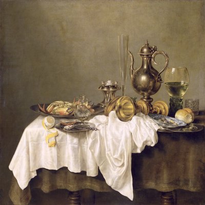 Colazione con un Granchio, 1648 da Willem Claesz. Heda