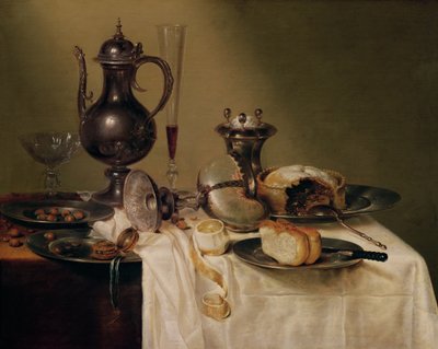 Natura morta, 1642 da Willem Claesz. Heda