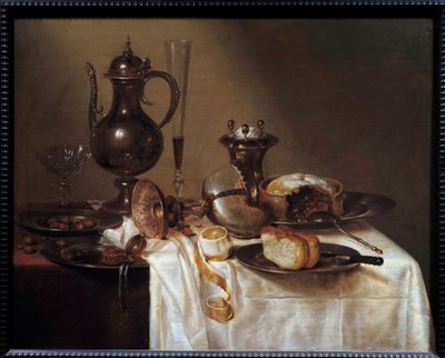Natura morta con nautile da Willem Claesz. Heda