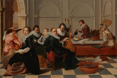 Il raduno musicale da Willem Cornelisz Duyster (copy after)