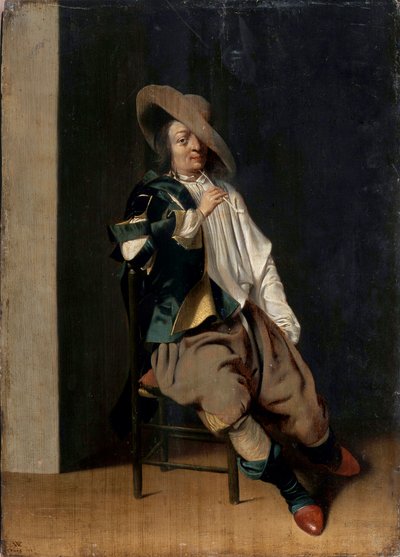 Un fumatore, XVII secolo da Willem Cornelisz Duyster