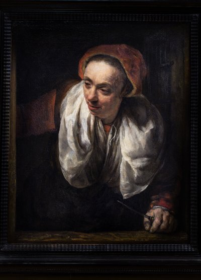 Donna anziana alla finestra da Willem Drost