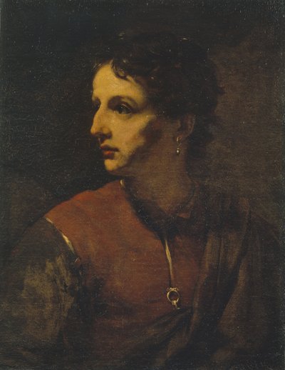 Ritratto di un giovane con un orecchino da Willem Drost