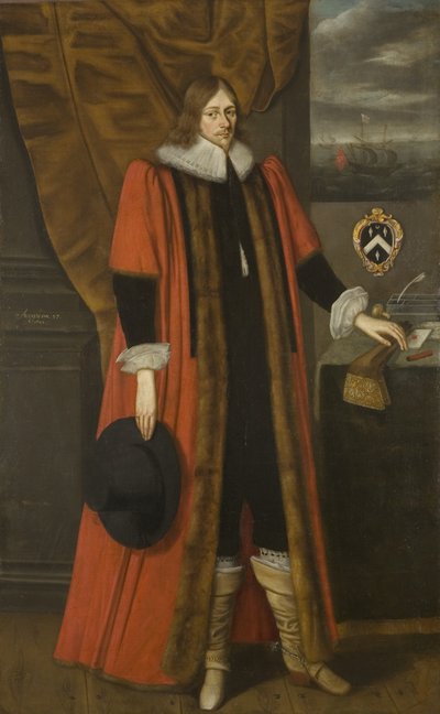 Ritratto di Robert Yeamans da Willem Flessiers