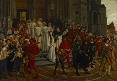 Una martire del XVI secolo - Johanna Van Santhoven, 1883 da Willem Geets