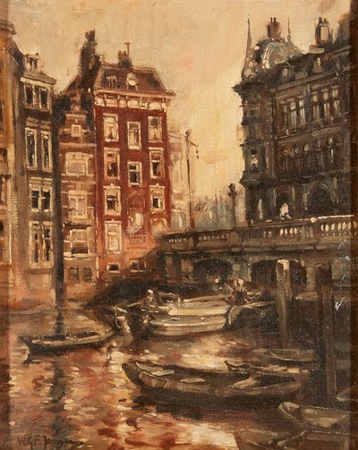Ponte sul canale, Rotterdam da Willem Georg Frederik Jansen
