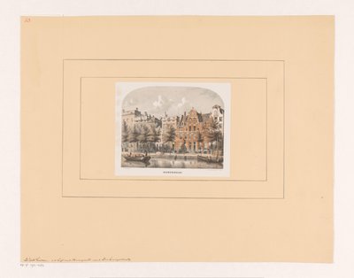 Herengracht con Casa Bartolotti ad Amsterdam da Willem Hekking jr.