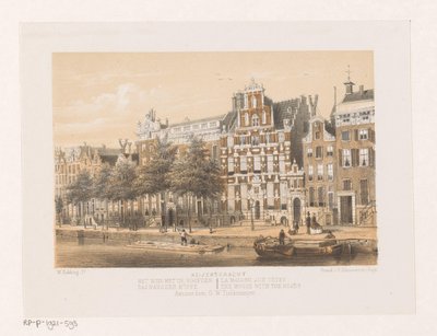 Casa con le Teste sul Keizersgracht da Willem Hekking jr.