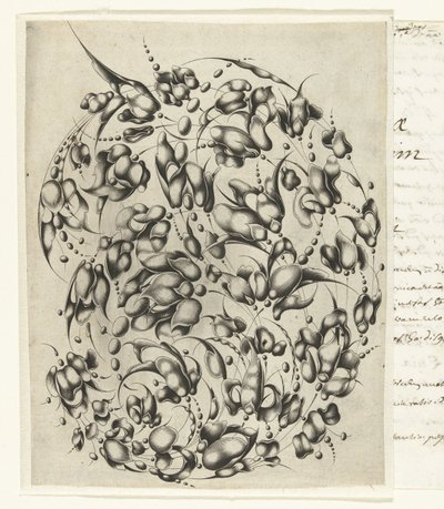 Bouquet di oreficeria con fiori e foglie stilizzati da Willem Hondius