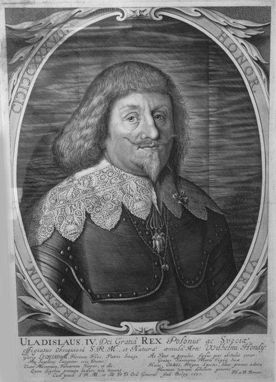 Re Ladislao IV Vasa di Polonia 1595-1648, Zar di Russia, 1637 da Willem Hondius