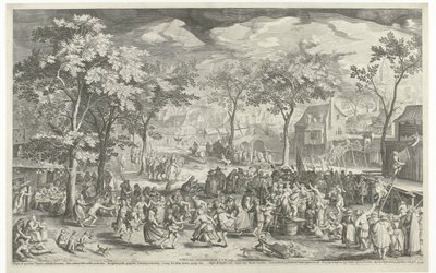 Festa del villaggio, ca. 1610 da Willem Isaacsz. van Swanenburg