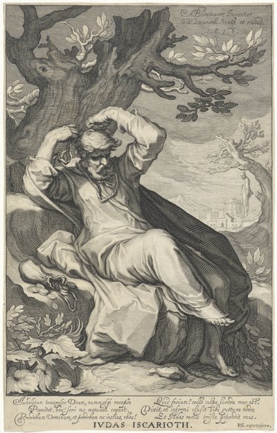 Giuda Iscariota si impicca da Willem Isaacsz. van Swanenburg