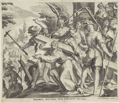 Portare la croce da Willem Isaacsz. van Swanenburg