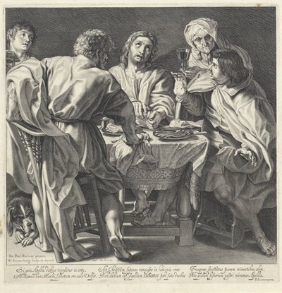 Cena in Emmaus da Willem Isaacsz. van Swanenburg