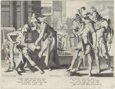 Giudizio di Cambise da Willem Isaacsz. van Swanenburg