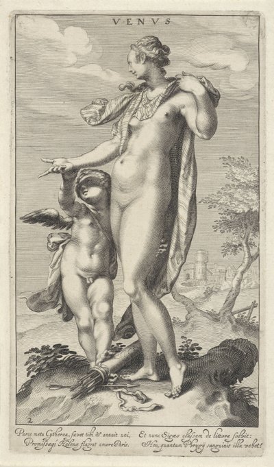 Venere e Cupido da Willem Isaacsz. van Swanenburg
