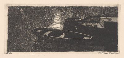 Poppa e scialuppa da Willem Jansen (graveur) (signed by artist)